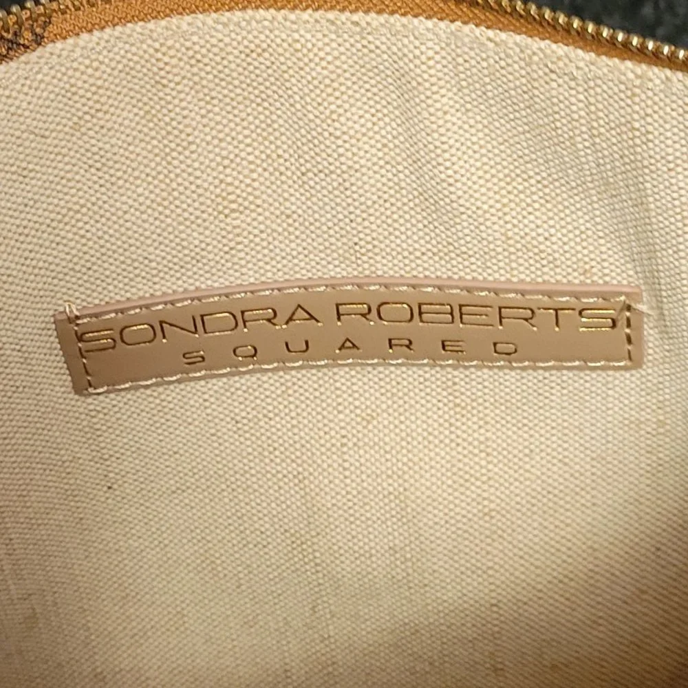 LIKE NEW Canvas and Faux Leather Crossbody Bag - Picture 2 of 3